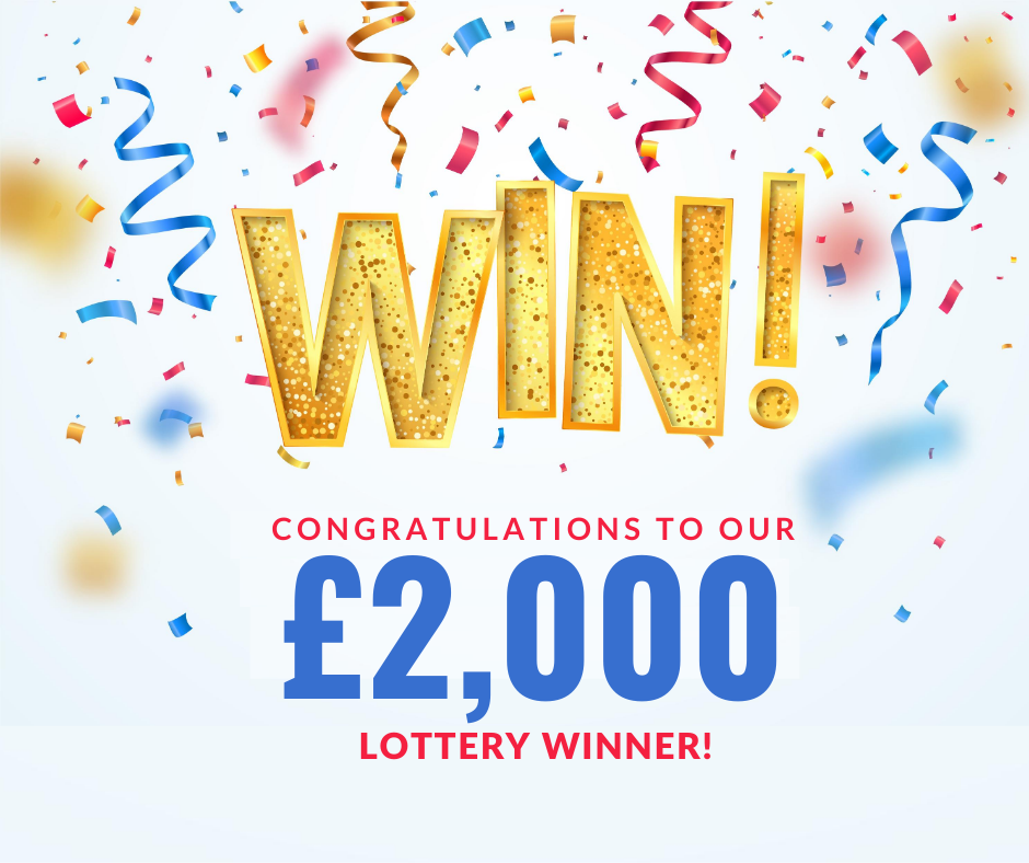 4th £2000 Winner on the Gosport Community Lottery!